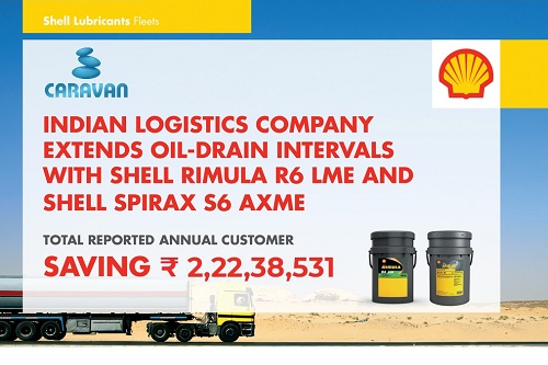 Indian Logistics Company Extends Oil-Drain Intervals With Shell Rimula & Shell Spirax